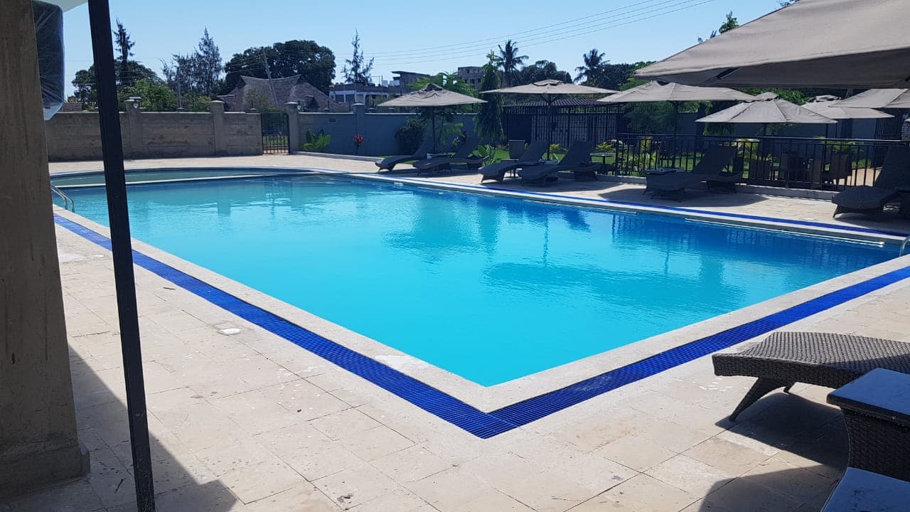 Evening at the pool